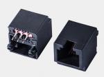 RJ12 6P6C Jack Vertical